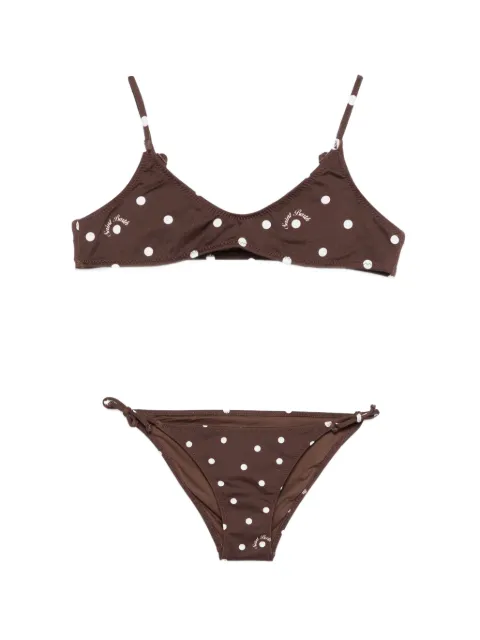 MC2 Saint Barth Kids Paloma polka-dot bikini set