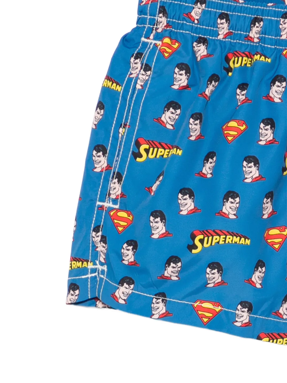 MC2 Saint Barth Kids x DC Comics Jean zwembroek met Superman-print Blauw