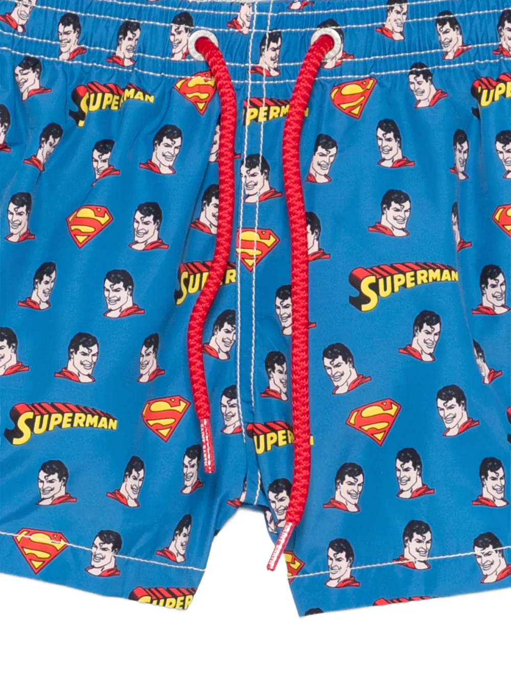 MC2 Saint Barth Kids x DC Comics Jean zwembroek met Superman-print Blauw