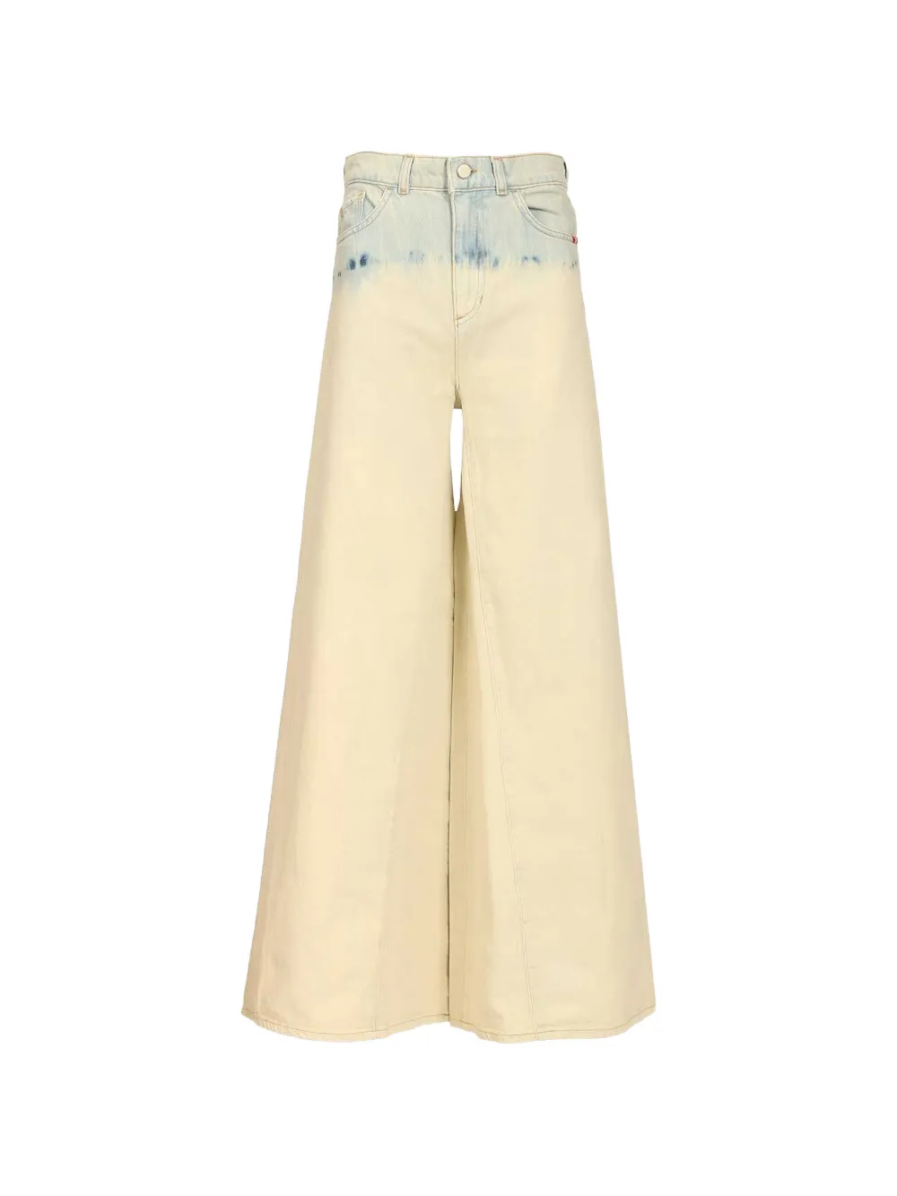 AMISH Carly faded-effect wide-leg jeans - Toni neutri