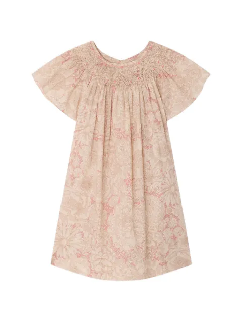 Bonpoint Arlene smocked floral-print dress
