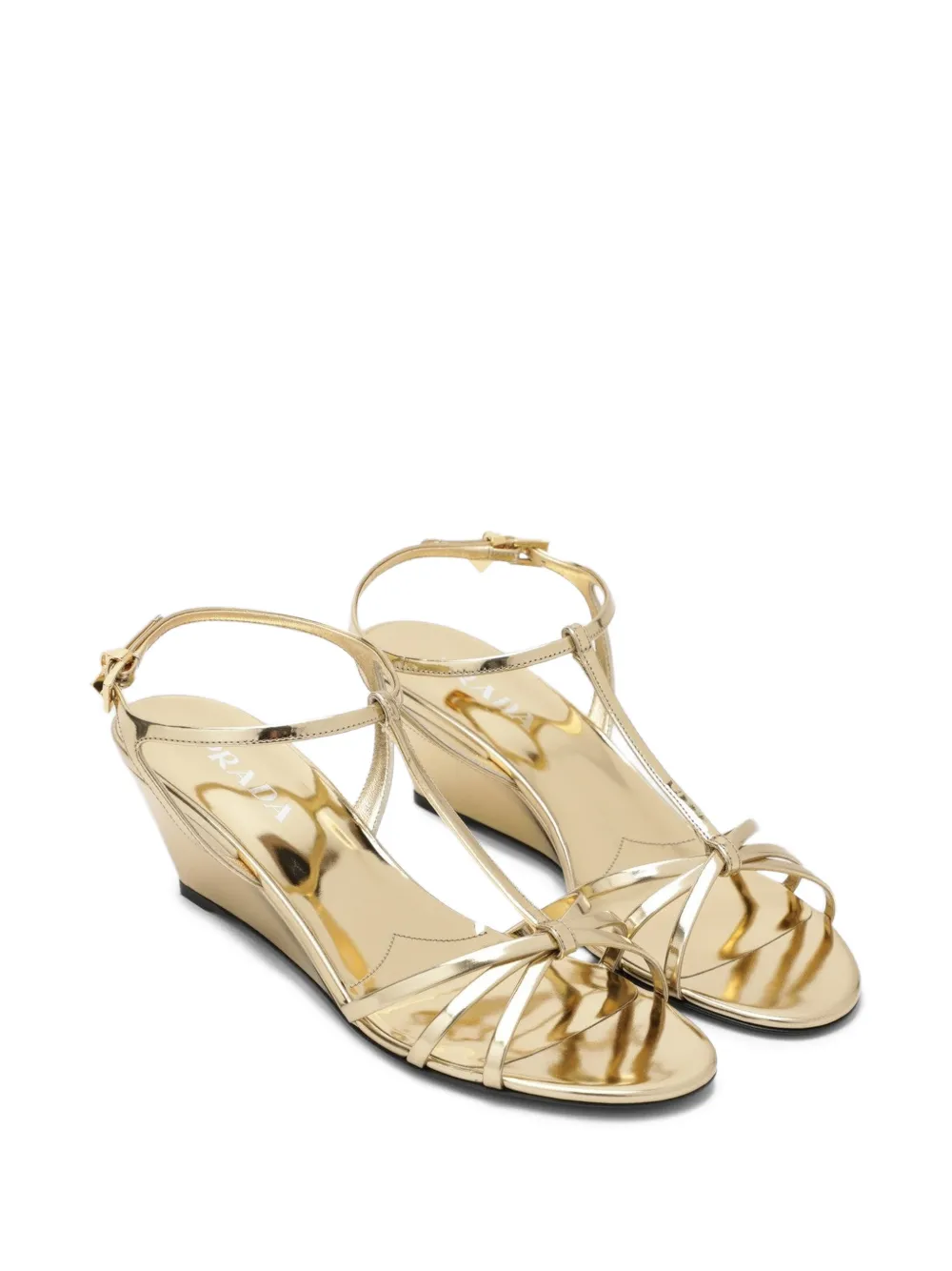 Prada Sandalen met bandjes Goud