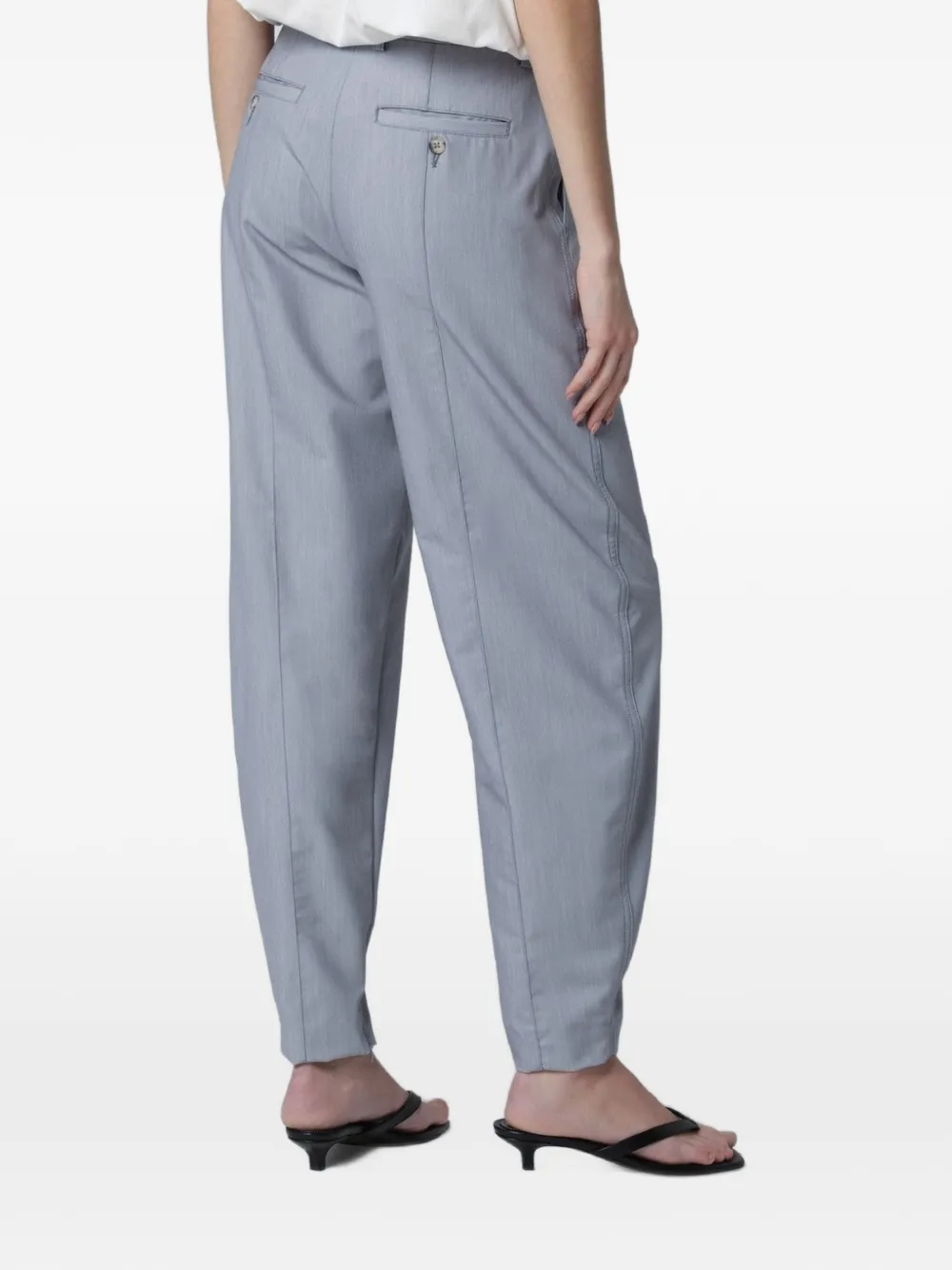 THELATEST Broek met afwerking Grijs