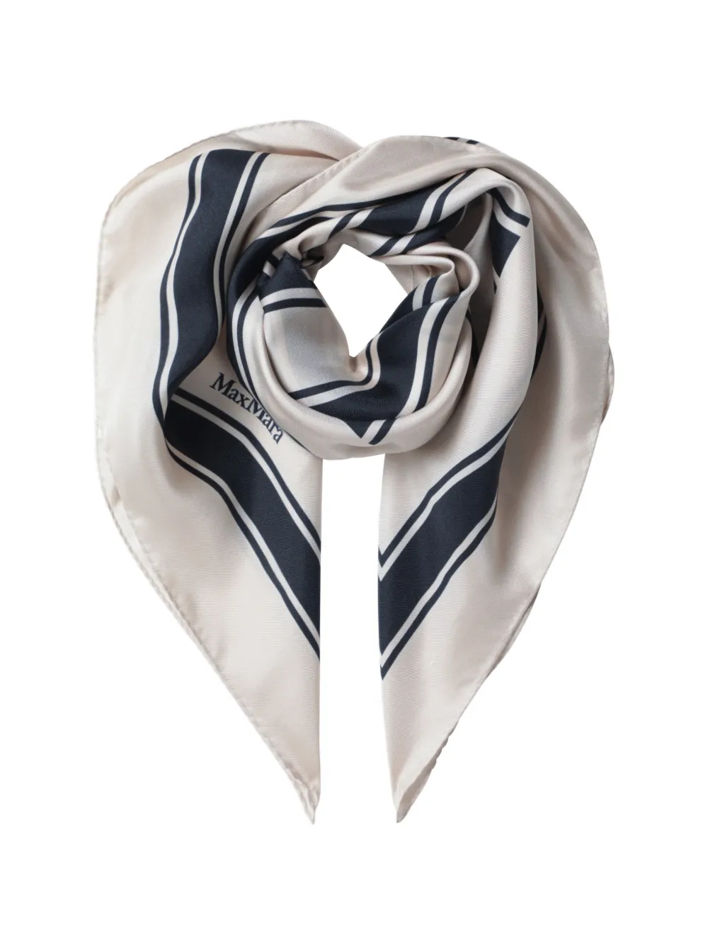  Max Mara Striped Scarf - Neutrals 