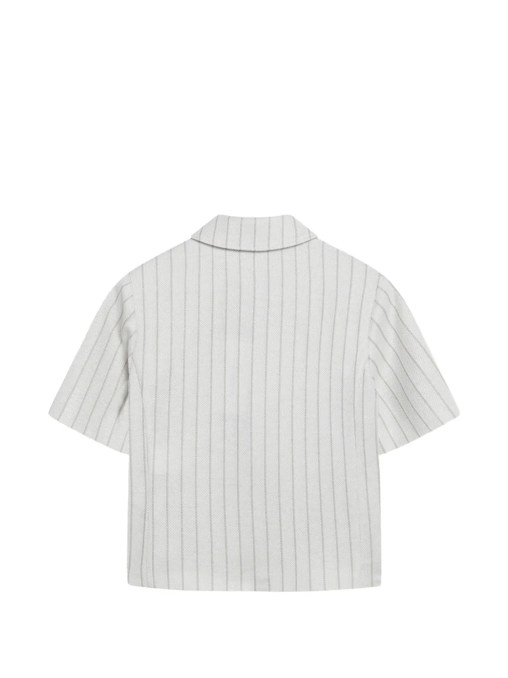 Max Mara Chaqueta Con Bolsillo A Rayas - Blanco 