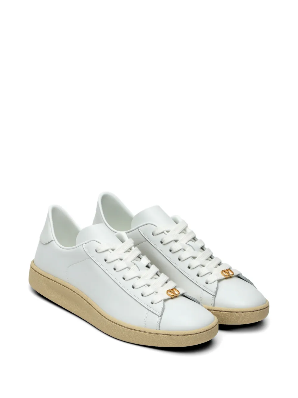 Valentino Garavani Leren sneakers Wit
