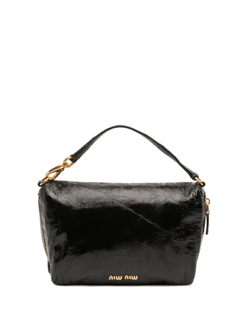 Miu Miu Pre-Owned bolsa de mano Patent Zip 1993-2000