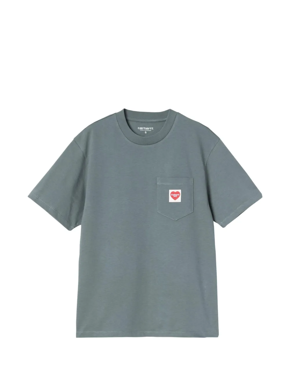 Carhartt WIP T-shirt con taschino e dettaglio a cuore - Verde