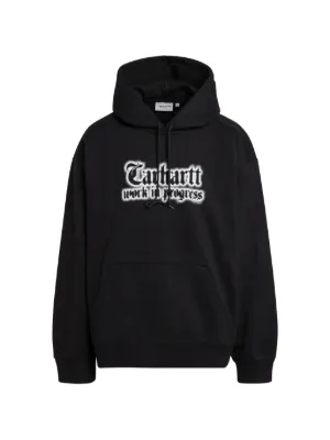 Carhartt WIP Front Back Print Hoodie | Black | FARFETCH OM