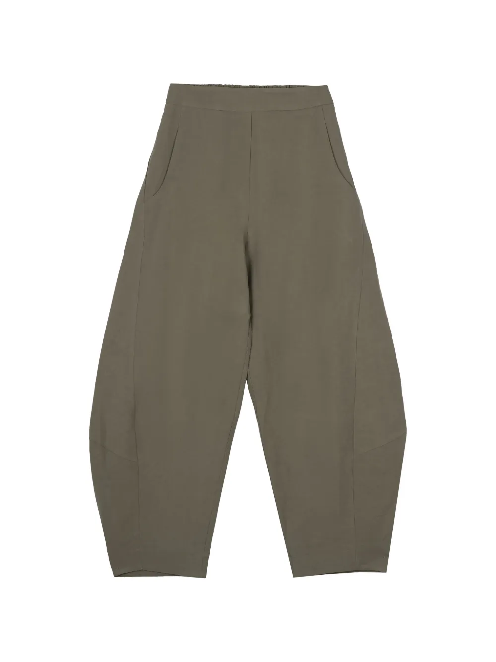 MOUTAKI tapered-leg trousers - Verde