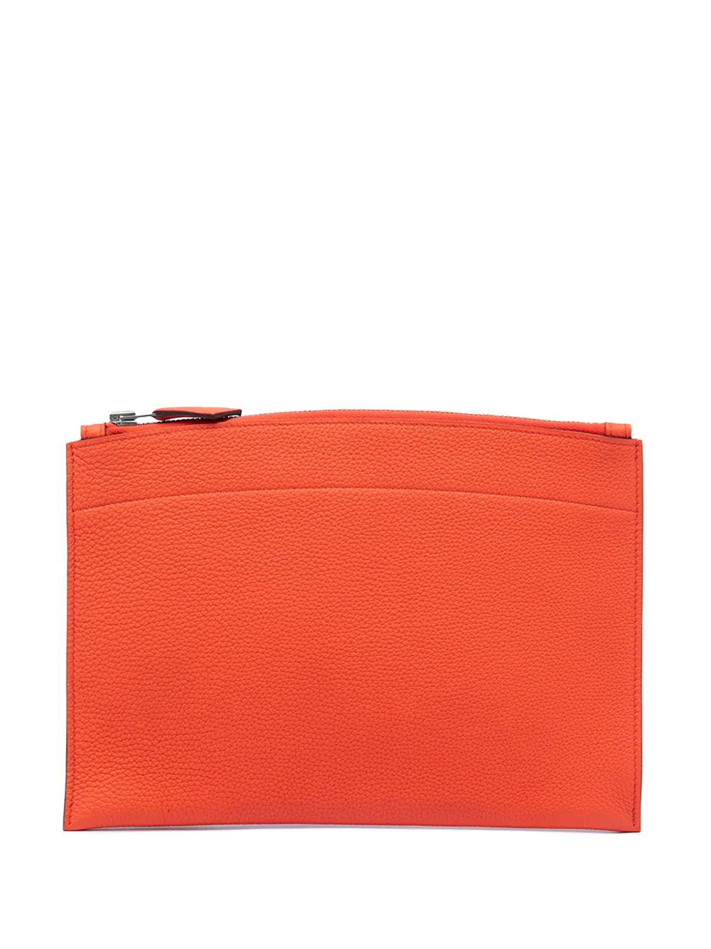 Hermès Pre-Owned 2015 Small Togo Bazar Pouch clutch bag - Arancione