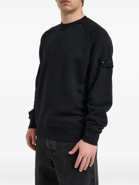 Stone Island raglan sleeve patch sweatshirt