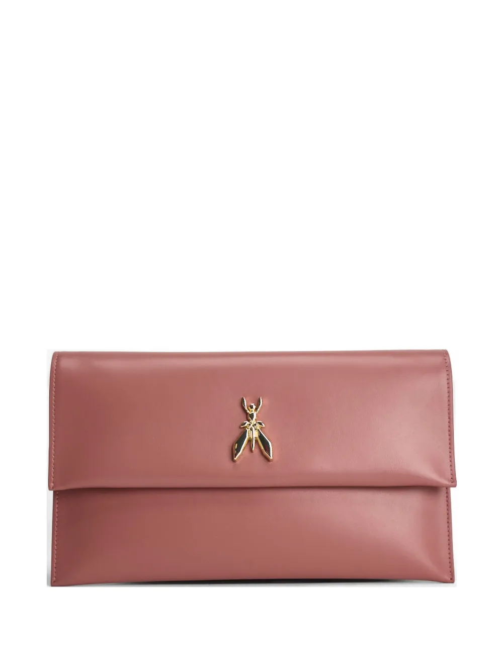 Patrizia Pepe Fly leather clutch bag - Rosa
