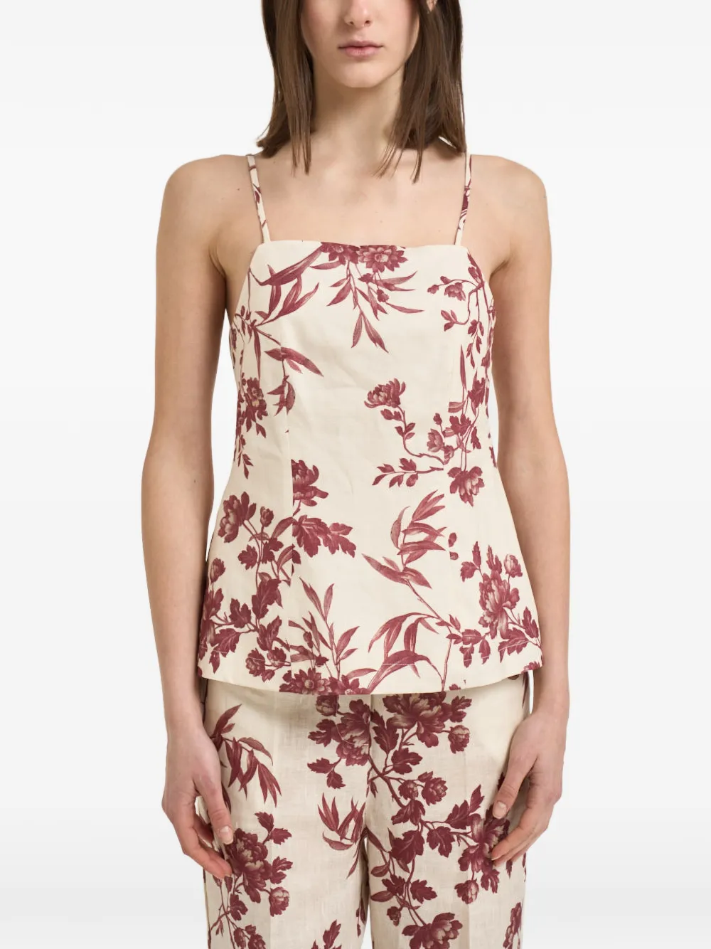 Semicouture floral-print top - Toni neutri