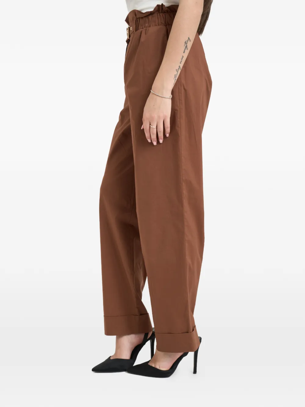 LIU JO High waist broek Bruin