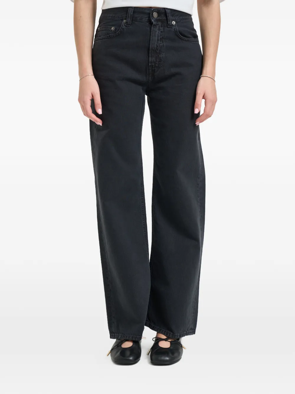 Haikure Haikure wide-leg jeans - Schwarz