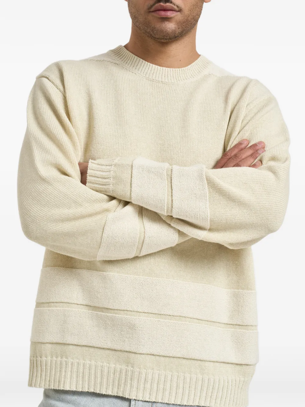 Stone Island Marina trui met streepdetail Beige