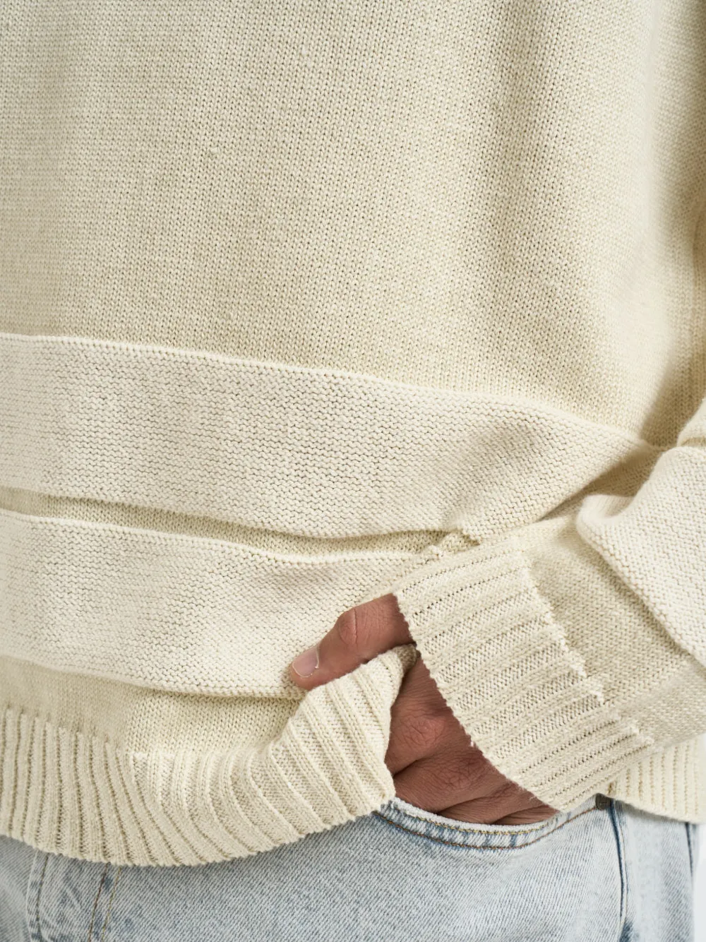 Stone Island Marina trui met streepdetail Beige