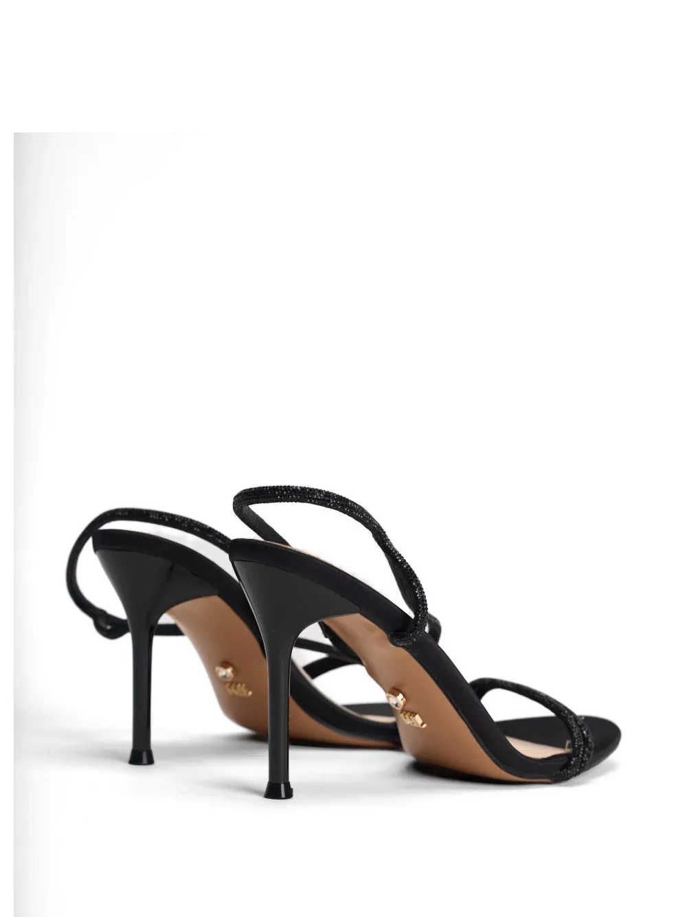 TWENTY FOURHAITCH Sandalen met verfraaid bandje Zwart