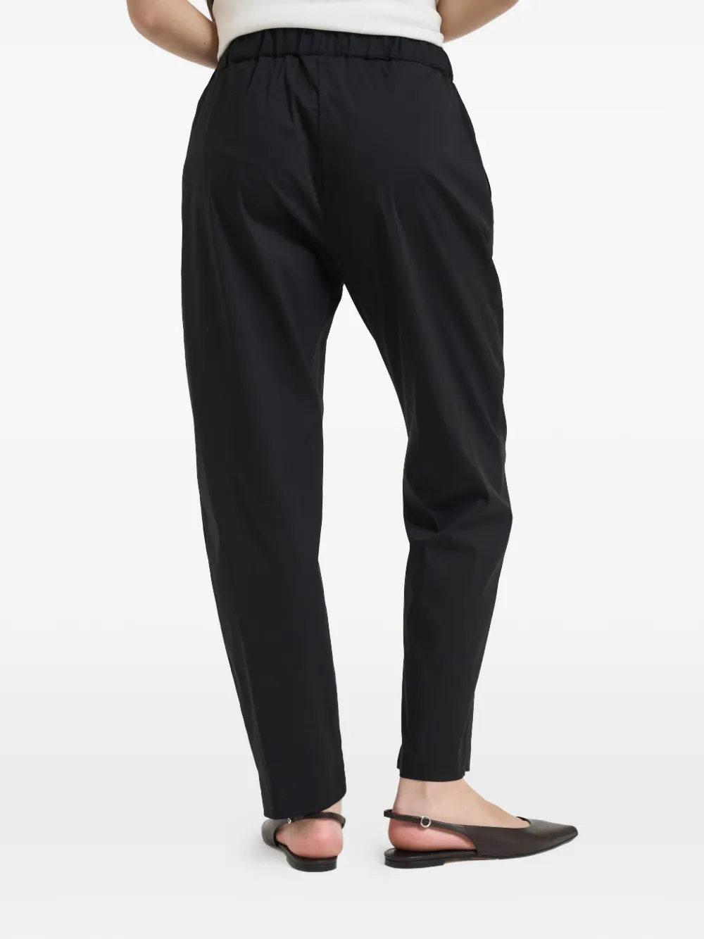Semicouture Geruite broek Zwart