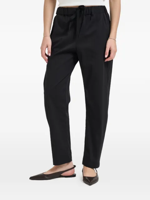 Semicouture pantalones con cordones en la pretina