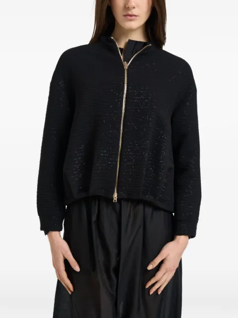 Herno textured embellished jacket