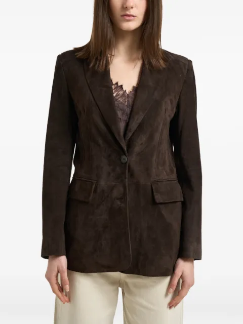 S.W.O.R.D 6.6.44 button suede coat