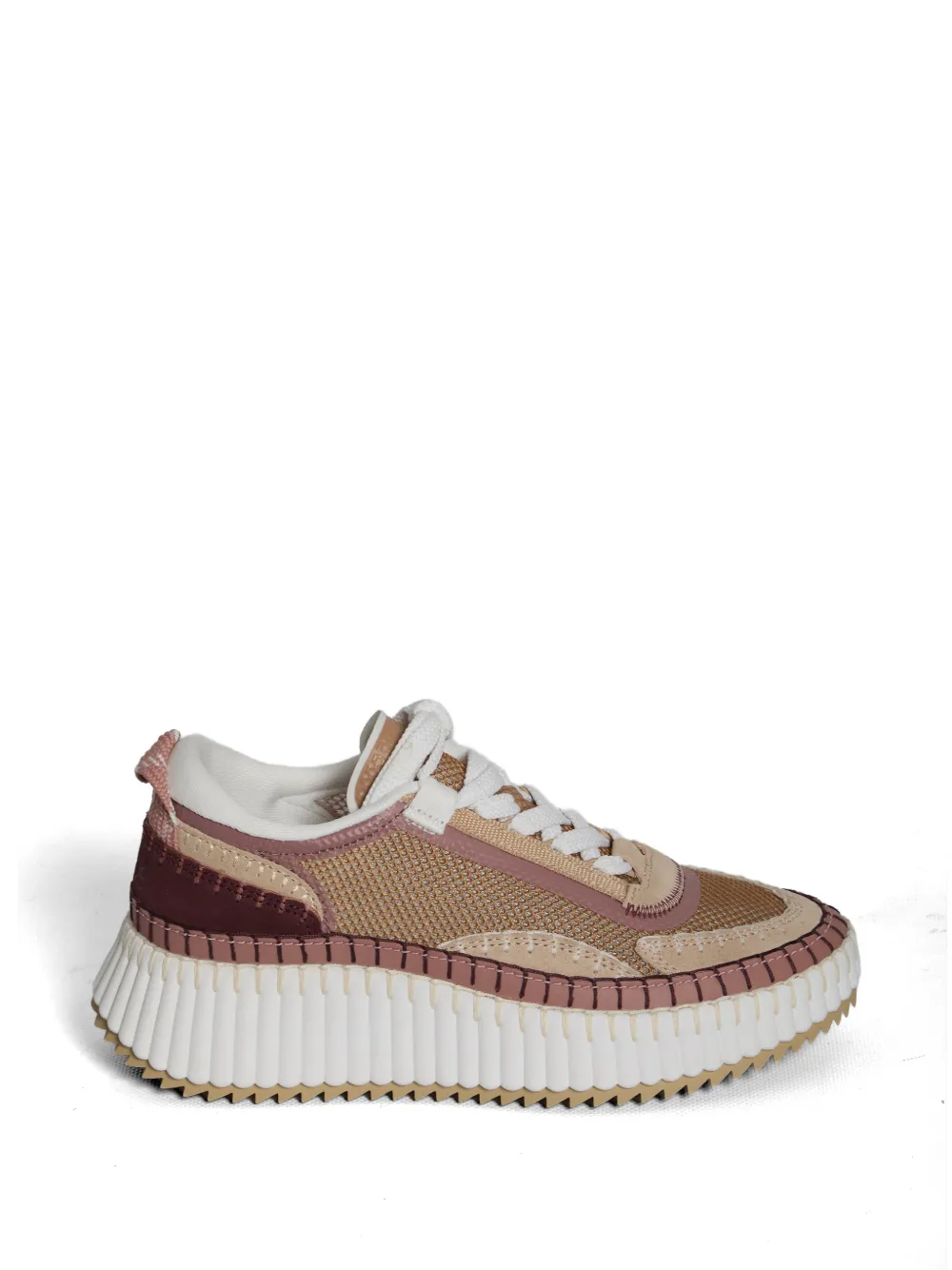 Chloé Nama lace-up sneakers - Toni neutri