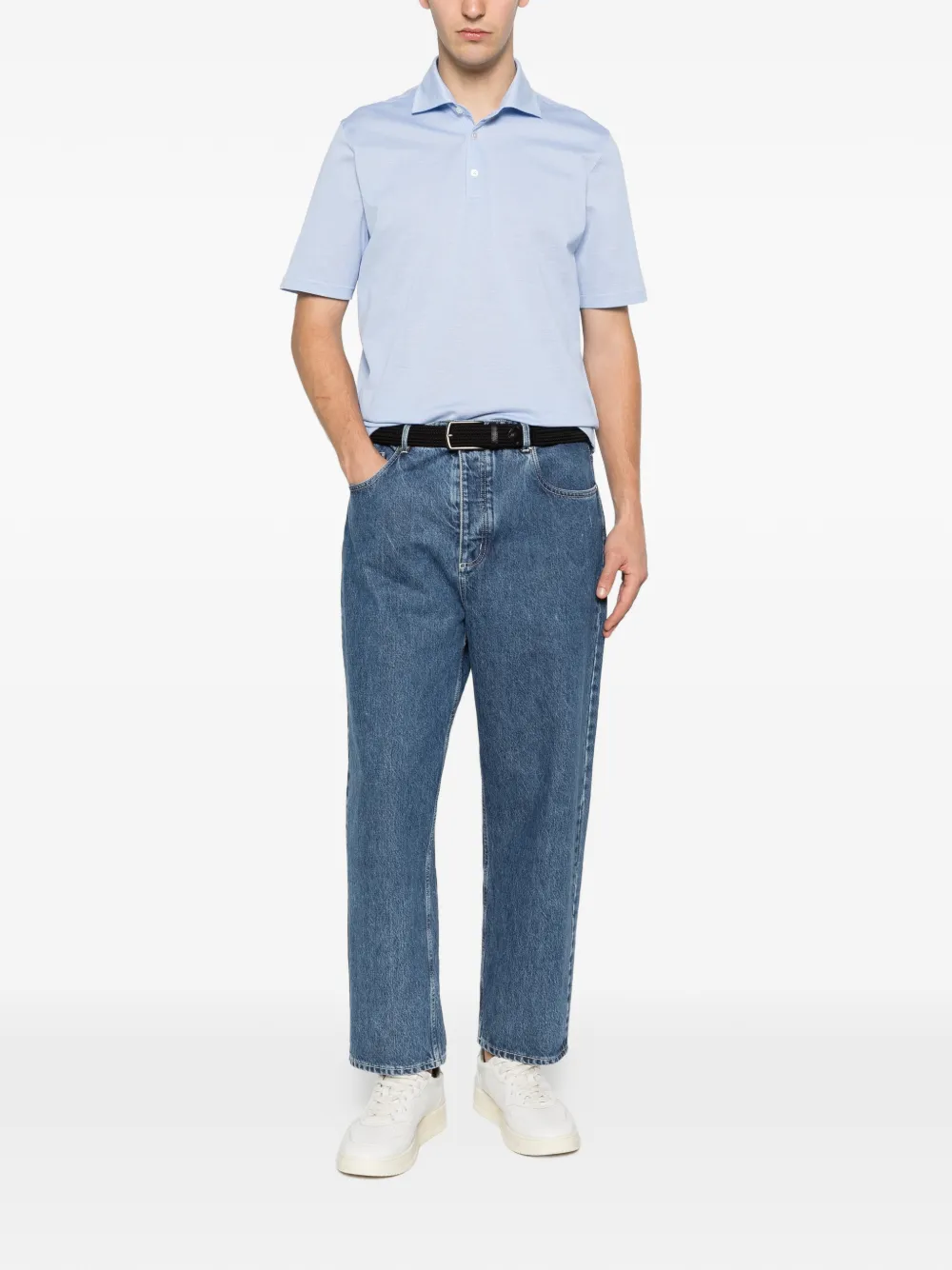  Ferrante Polo De Manga Corta - Azul 