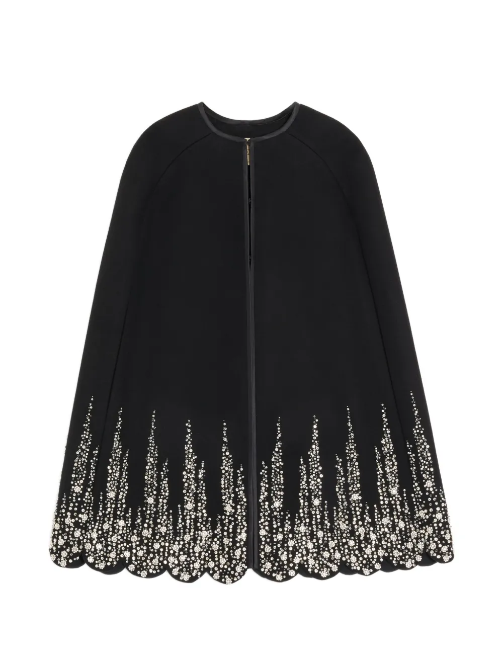 Valentino Garavani Besticktes Compact Cape - Schwarz