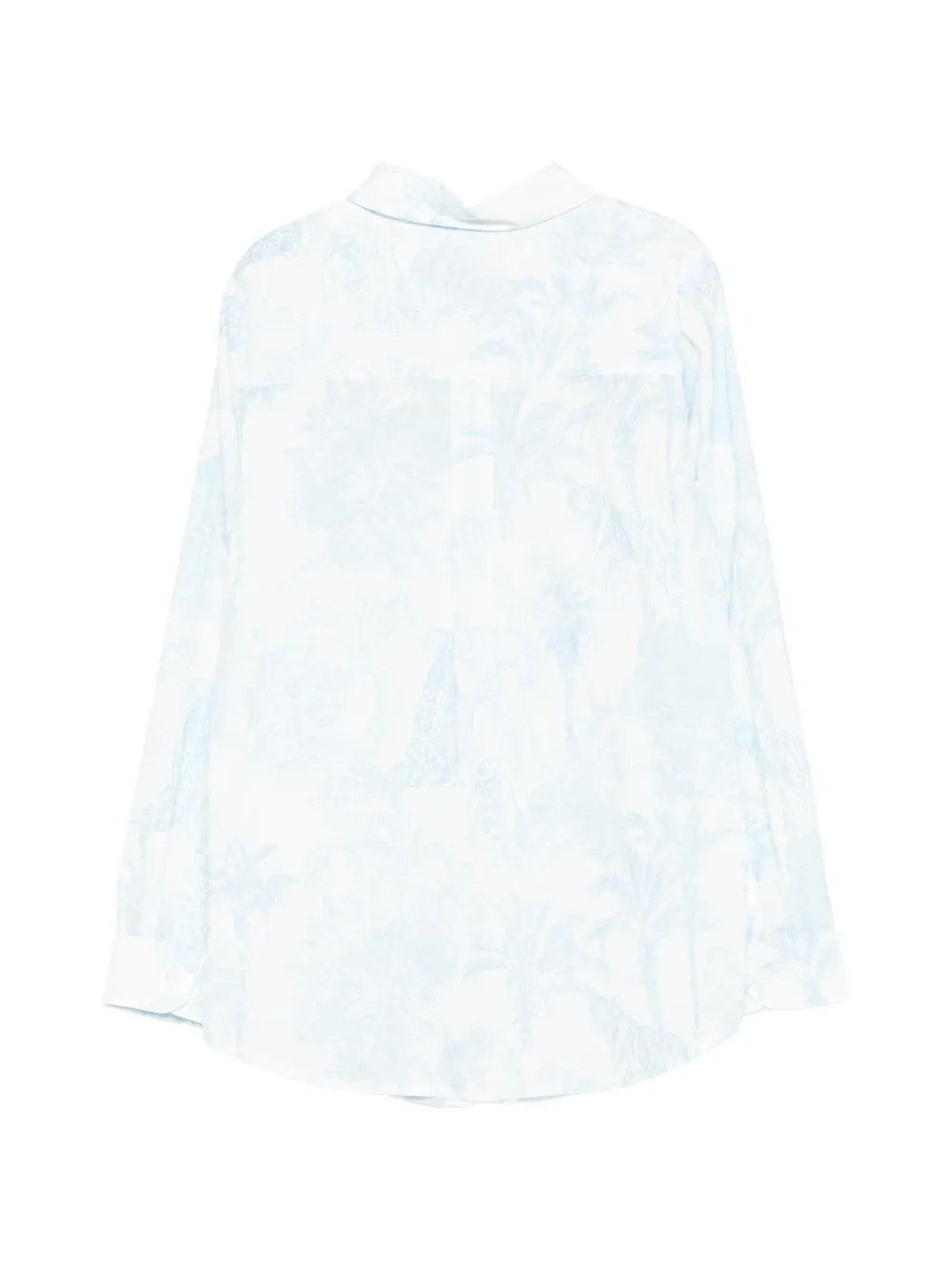 MC2 Saint Barth Kids Mini Brigitte shirt met bloemenprint Wit