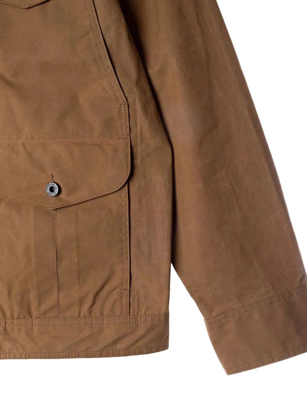 Filson Journeyman button-up jack met klepzak Bruin