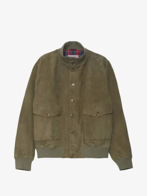 Baracuta chamarra de gamuza