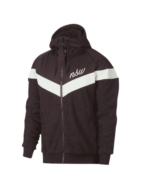 Nike NSW Sherpa "Burgundy/White" jacket