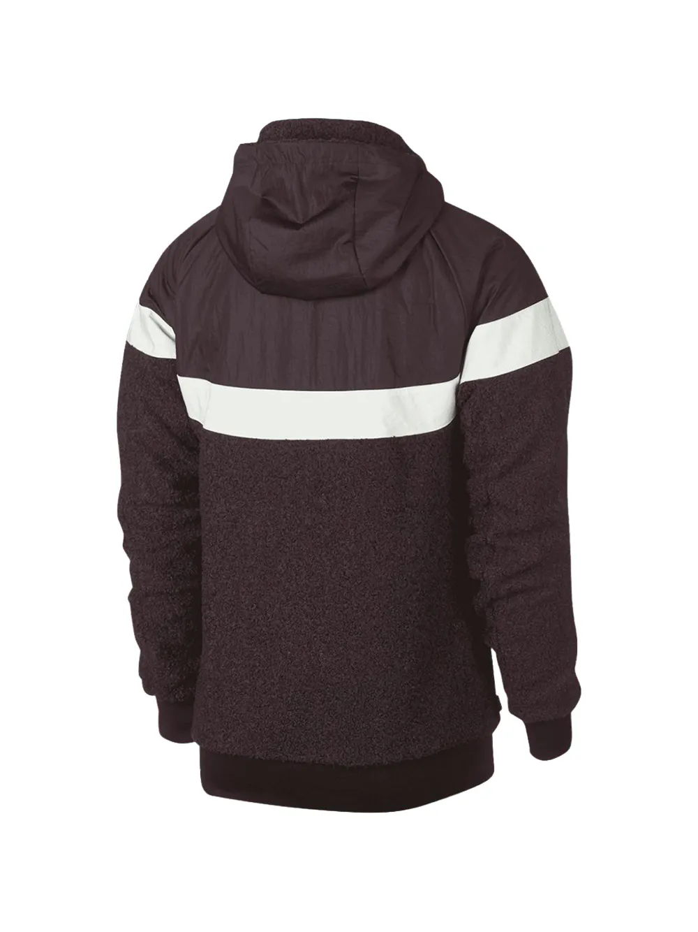 Nike NSW Sherpa "Burgundy White" jack Bruin