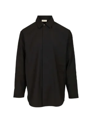 Rick Owens スナップカラーシャツ | グレー | FARFETCH JP