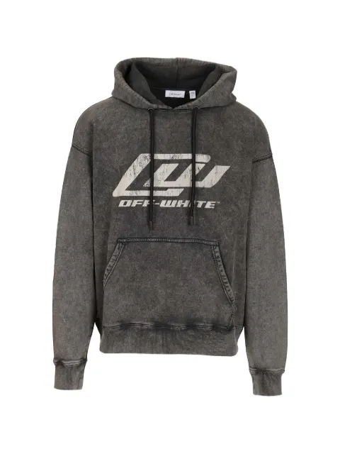 Off-White logo-detail hoodie