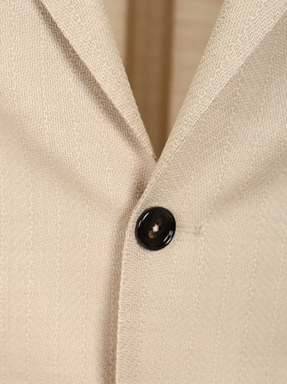 Tagliatore MonteCarlo blazer met enkele rij knopen Beige