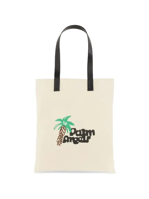 Palm Angels palm tree-print canvas tote bag