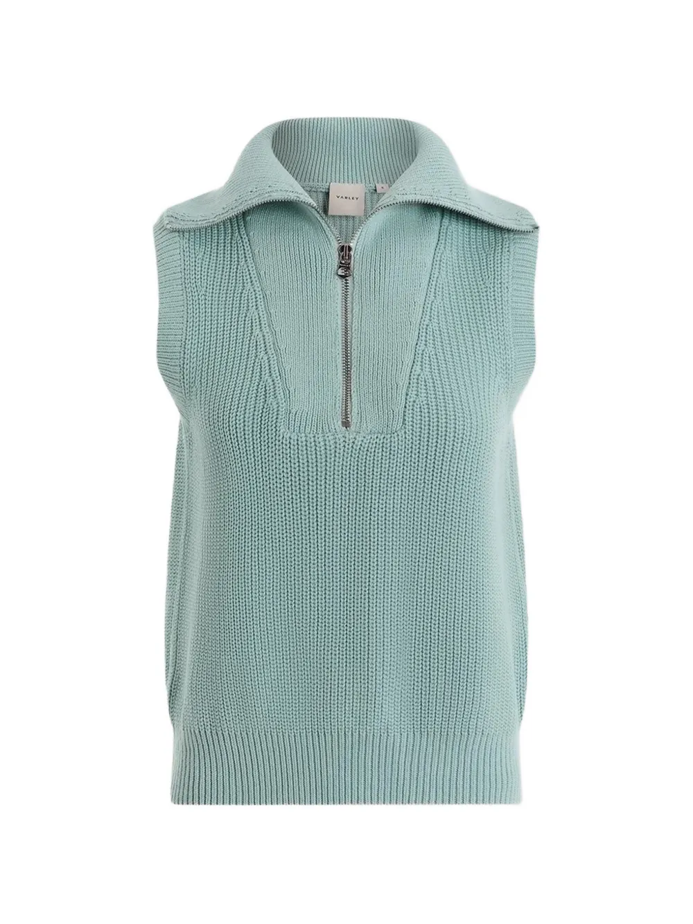 Varley zip knit top - Blu