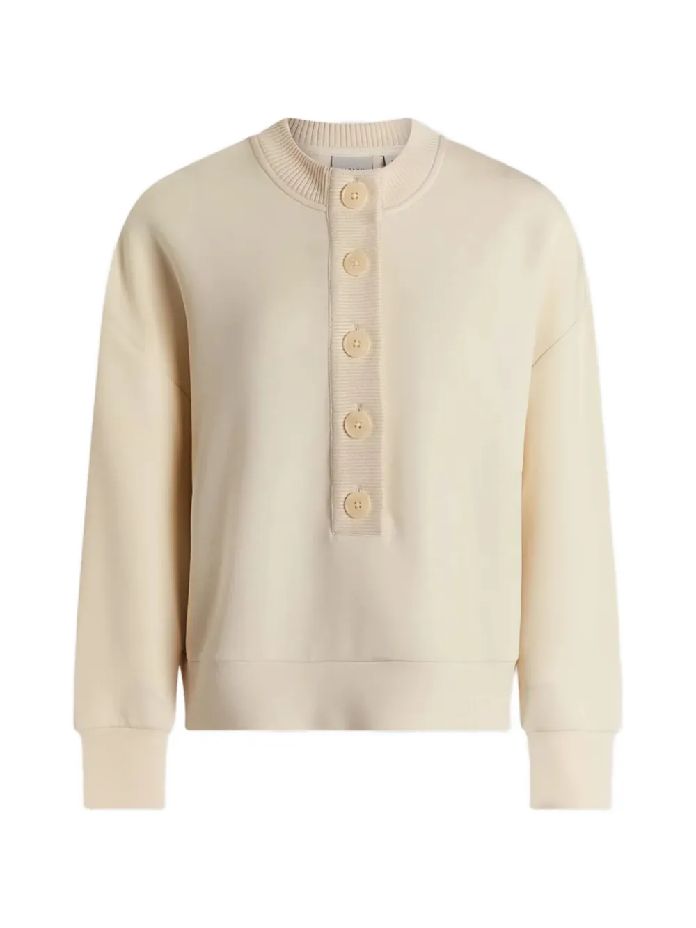 Varley button front sweatshirt - Toni neutri