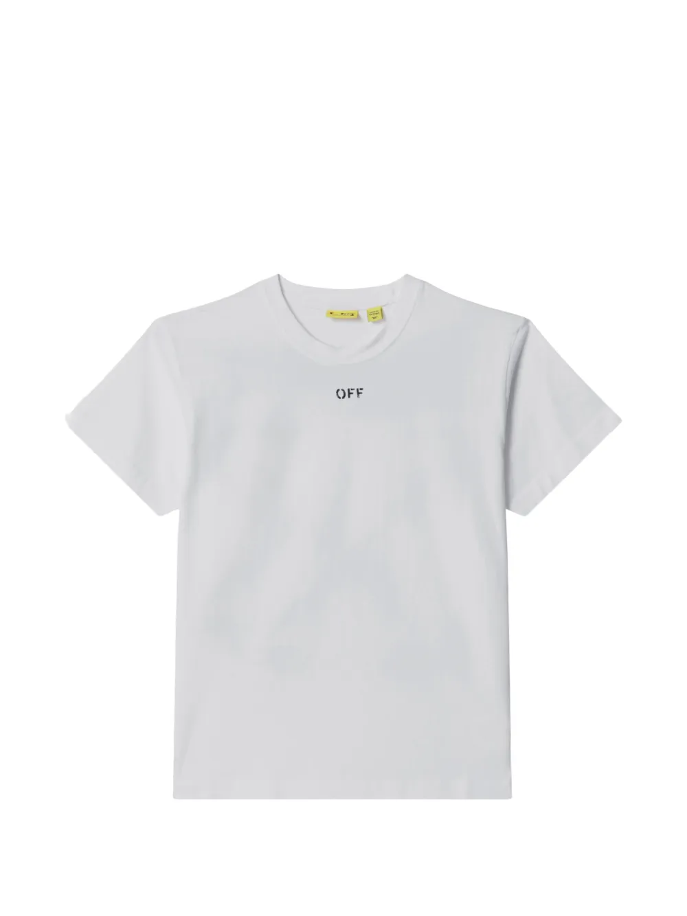 Off-White Kids Arrow Paint printed T-shirt - Bianco