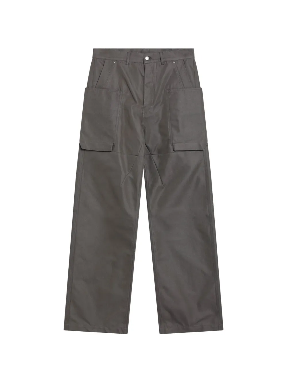 Rick Owens DRKSHDW mid-rise cargo trousers - Grigio