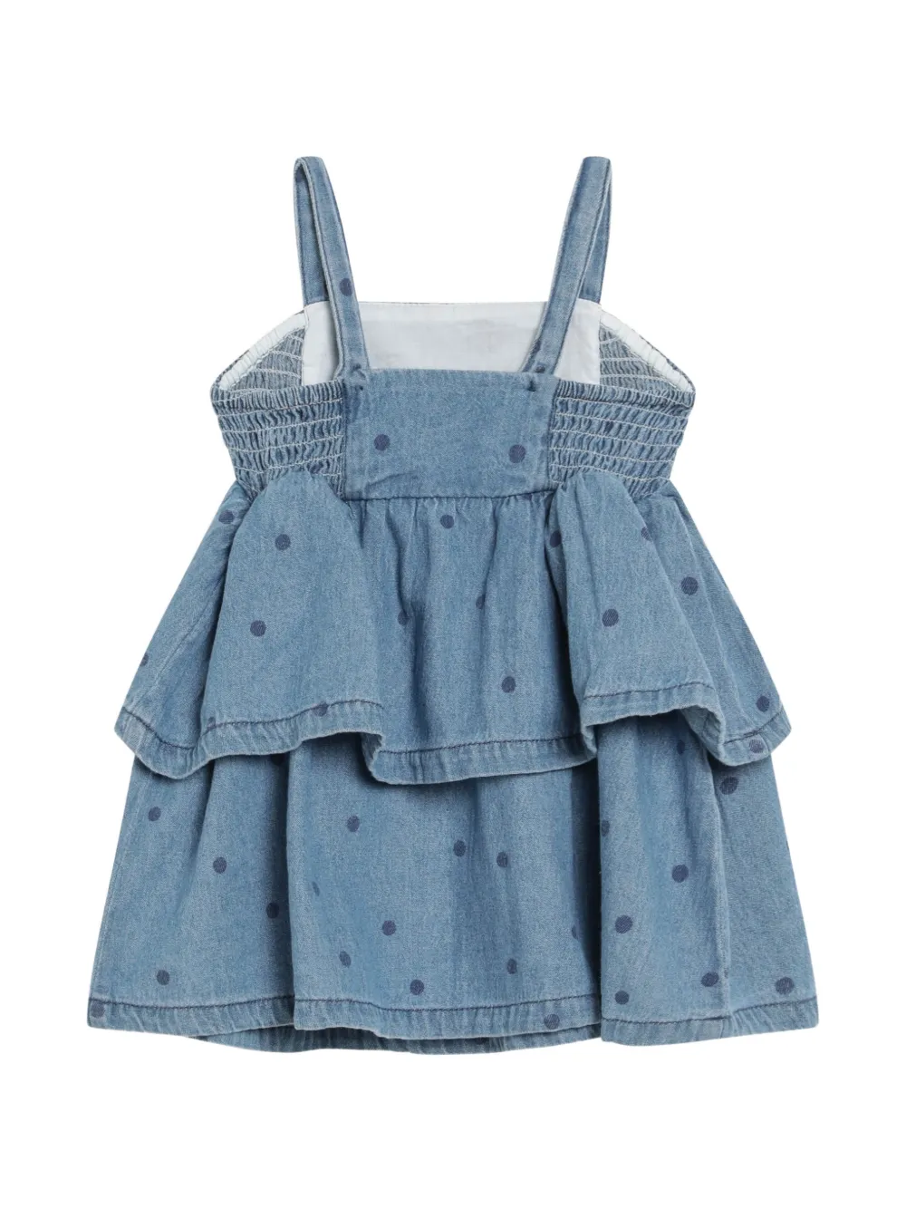 Mini Rodini Gelaagde jurk met stippen Blauw