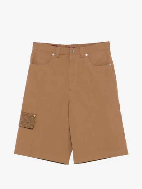 Gucci شورت بجيوب متعددة ونقش GG