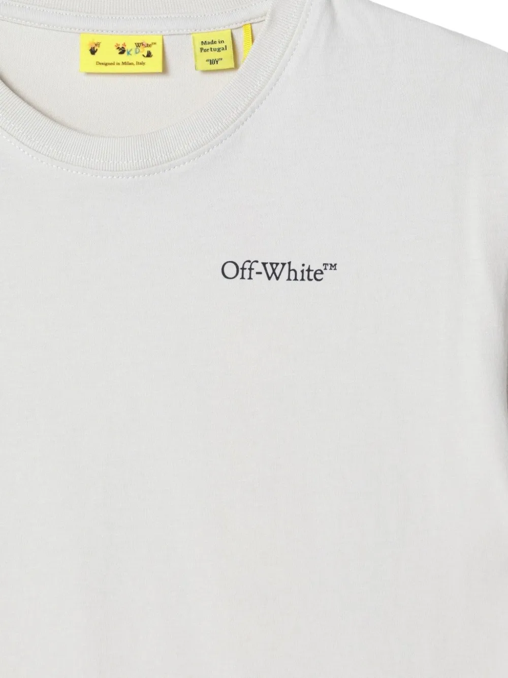 Off-White Kids Arrow T-shirt met touw Wit