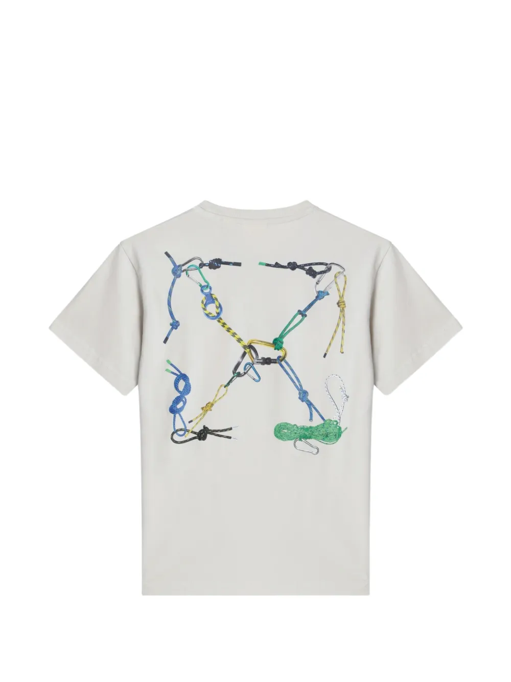 Off-White Kids Arrow T-shirt met touw Wit