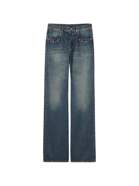 Gucci horsebit-detail jeans