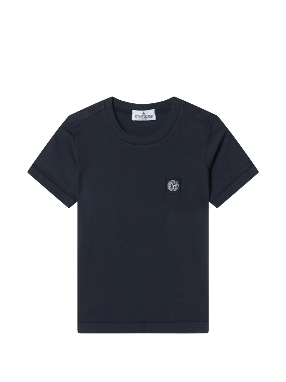 Stone Island Junior logo-patch T-shirt - Blu