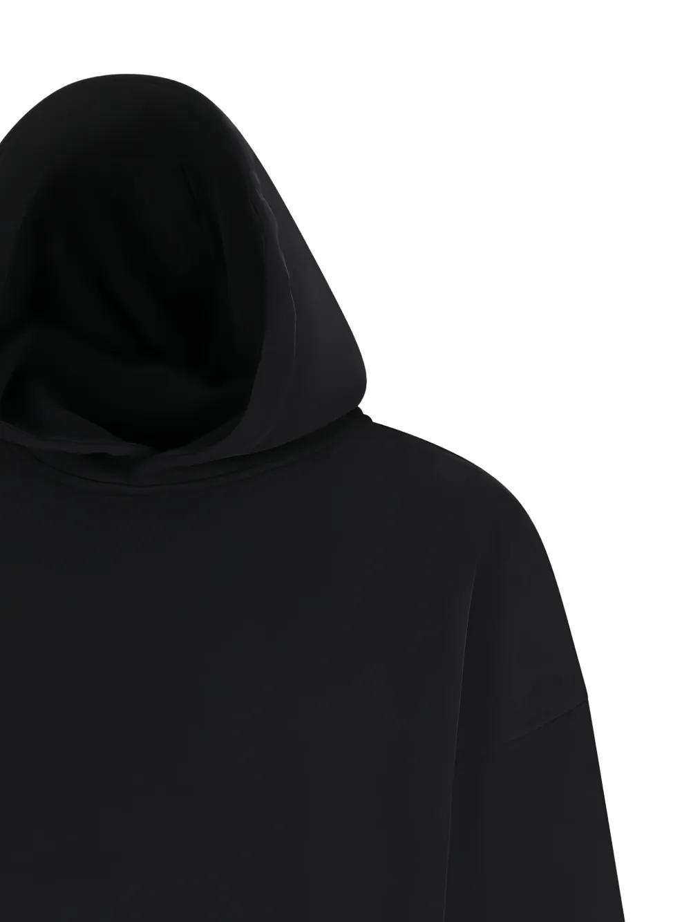 Palm Angels Hoodie met gewelfd logo Zwart